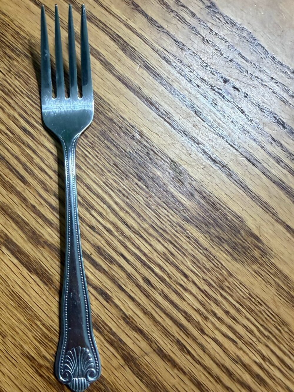 Supreme Cutlery by Towle Silverplate Stuart Shell Salad Fork
